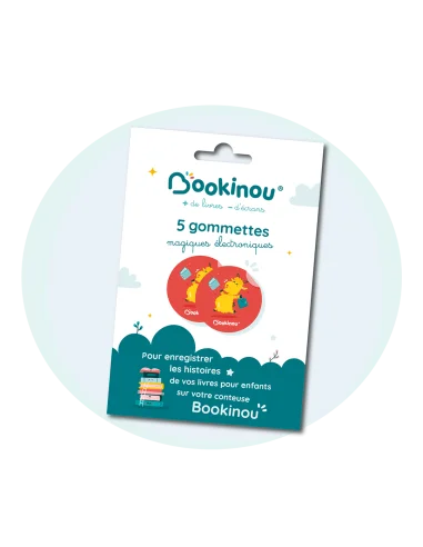 5 gommettes Bookinou