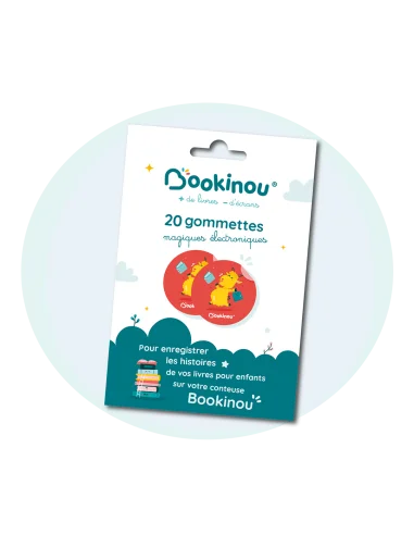 20 gommettes Bookinou