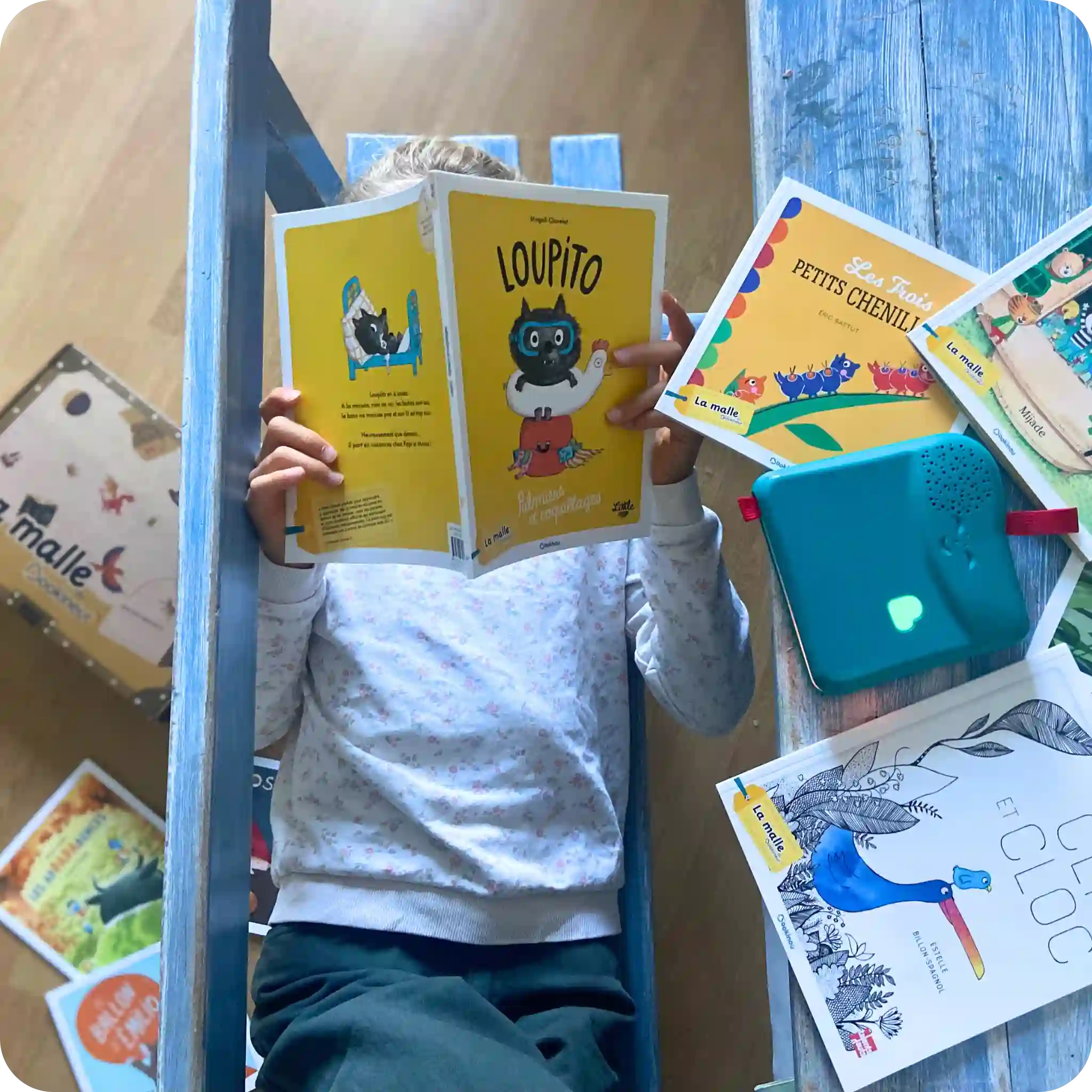 Sélection livres pour la malle du bookineur 